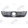 Решетка радиатора Volkswagen Polo хетчбек 2005-2009 хром./черн. - AVTM