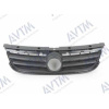 Молдинг решетки радиатора Volkswagen Touareg 2007-2009 черн.верхн. (внутр.часть) - AVTM