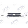 Решетка радиатора Volkswagen Golf III 1991-1997 +полоска, цельнолитая - AVTM