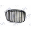 Решетка радиатора BMW 5 (e39) 1995-2000 правая хром,ребра черн.черн. - AVTM