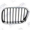 Решітка радіатора BMW X5 (Е53) 2000-2003 ліва хром, ребра черн. - AVTM