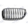 Решетка радиатора BMW 5 (F10) 2010-2013 левая хром, ребра черн. с хром. торец. - AVTM