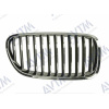 Решетка радиатора BMW 5 (F10) 2010-2013 правая хром, ребра черн. с хром. торец. - AVTM