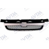 Решітка радіатора Chevrolet Aveo Sd (T250) 2006-2012 чорна з хромом - AVTM