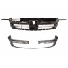 Решітка радіатора Honda CR-V II 2002-2004 хром + внутр частина - AVTM