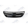 Решетка радиатора Hyundai Sonata NF 2005-2007 черн.без верхн. накладки - AVTM