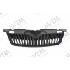 Решітка радіатора Skoda Fabia / Roomster 2007-2010 ніжн.рант-хром. ребра-хром. - AVTM