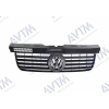 Решетка радиатора Volkswagen T5 2003-2009 черн.текстура (Тип Transporter) - AVTM