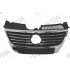 Решетка радиатора Volkswagen Passat B6 2005-2010 хром.рамка хром.ребра без отв.п/троник - AVTM