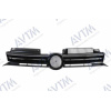 Решітка радіатора Volkswagen Golf VI 2009-2012 черн. з хром.молдінгом відкрита - AVTM