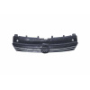 Решітка радіатора Volkswagen Polo 2009-2015 черн.с 2 хром.молдінгамі - AVTM