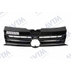 Решетка радиатора Volkswagen T5 2010-2015 черн.глянец с хром.молдингом - AVTM