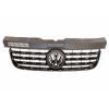 Решетка радиатора Volkswagen T5 2003-2009 черн.с отвертст. под молдинг - AVTM