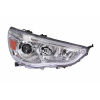 Фара передня Mitsubishi ASX 2010- права H7 / HB3, автомат. хром рамка - DEPO