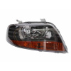 Фара передняя Chevrolet Aveo хетчбек 2002-2006 правая H4, авт. регул. серая рамка - DEPO