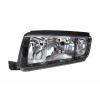 Фара передняя Skoda Fabia 1999-2007 левая H7/H3, эл.рег. черн.рамка - DEPO