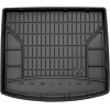 Резиновый коврик в багажник для Тойота RAV4 (mkV)(гибрид) 2019-> (нижний уровень)(с органайзером)(багажник) - Frogum Pro-Line