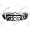 Решітка радіатора Kia Rio III 2011-2014 з хром рамкою - AVTM