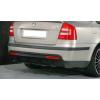 Skoda Octavia A5 (2004-2009) / Диффузор заднего бампера (красн отражатели) - AVTM
