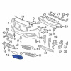 Грати в бампер Honda Civic 10 16-18 ліва з відп. п/тум - AVTM