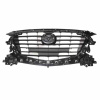 Решетка радиатора Mazda 3 16-18 +молдинг. с отв. п/троник, хром./черн. - AVTM