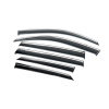Дефлектори вікон Toyota Land Cruiser Prado 150GX 460 2009-2023 кт 6шт (з хром молдингом) - Niken