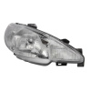 Фара передняя Peugeot 206 1998-2003 правая H4, автомат. регул. - TYC