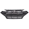 Решітка радіатора Hyundai Elantra 18-20 (AD) чорн. 2 хром. молдингу - AVTM