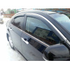 Дефлекторы окон для Тойота Camry V40 2006-2011 4дв Хром молдинг - HIC