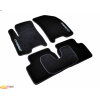 Ковры салона ворс Chevrolet Aveo (2002-2011) /Чёрные, кт. 5шт - AVTM