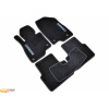 Ковры салона ворс Mazda 3 2013-2018 Чёрные, кт 5шт - AVTM