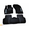 Ковры салона ворс Mitsubishi Outlander 2012-2015 Чёрные, 5шт - AVTM