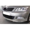 Skoda Octavia A5 (2009-2013) / Накладка переднего бампера (2 элемента) - AVTM