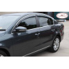 Дефлекторы окон Lexus GS 2006-2012 С Хром Молдингом - HIC