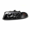 Фара передняя Mitsubishi Carisma 2000-2006 черная левая H4, автом. регул. - DEPO