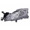 Фара передняя Mazda 6 (GH) 2007-2010 левая H9/H11, черная рамка, авт./мех.рег. - DEPO