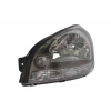 Фара передняя Hyundai Tucson 2004-2014 левая H4 эл.с черной рамкой - DEPO