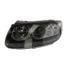 Фара передня Hyundai Santa Fe II 2005-2010 ліва H7 / H7 з повротн., Чорна рамка - DEPO