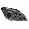 Фара передня Hyundai i30 2007-2012 права H7 / H1 автом. рег., хром.рамка - DEPO