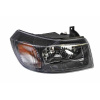 Фара передня Ford Transit 2000-2006 права H4 (черн.), Автом. регул. - DEPO