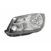 Фара передня Volkswagen Caddy 2010- / Touran 2010-2015 ліва H4, автомат.рег, + мотор., Черн. отраж - DEPO