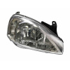 Фара передняя Opel Combo 2000-2002 левая H7/H7 с белым указ.поворота, эл. рег. (Valeo тип) - DEPO