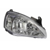 Фара передняя Opel Combo 2000-2002 правая H7/H7 с белым указ.поворота, эл. рег. (Valeo тип) - DEPO