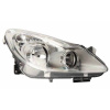 Фара передня Opel Corsa D 2007-2014 права H7 / H1 хром.рамка ел.рег. - DEPO
