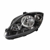 Фара передняя Seat Leon 2009-2012 левая H7/H1, эл. рег., черная рамка - DEPO