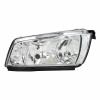 Фара передня Skoda Fabia 1999-2007 ліва H7 / H3, ел.рег. серебр.рамка - DEPO