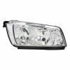 Фара передняя Skoda Fabia 1999-2007 правая H7/H3, эл.рег. серебр.рамка - DEPO