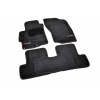 Ковры салона ворс Mitsubishi Lancer 2007-2017 Чёрн, Premium - AVTM
