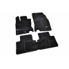 Ковры салона ворс Nissan Qashqai (2014-) /Чёрн, Premium - AVTM