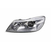 Фара передняя Skoda Octavia (A5) 09-13 левая, с лого Octavia, электр. регулир - VAG